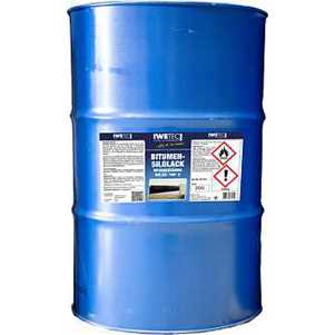 IWETEC - 200 Liter Bitumen-Silolack (Sicherheits- & Gefahrenhinweise: P101, P102, P210, P271, P280, P405, P501; H226, H335, H336, H412)